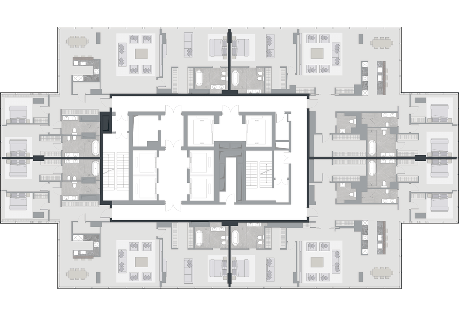 Шахматка - ЖК Светлый, Екатеринбург