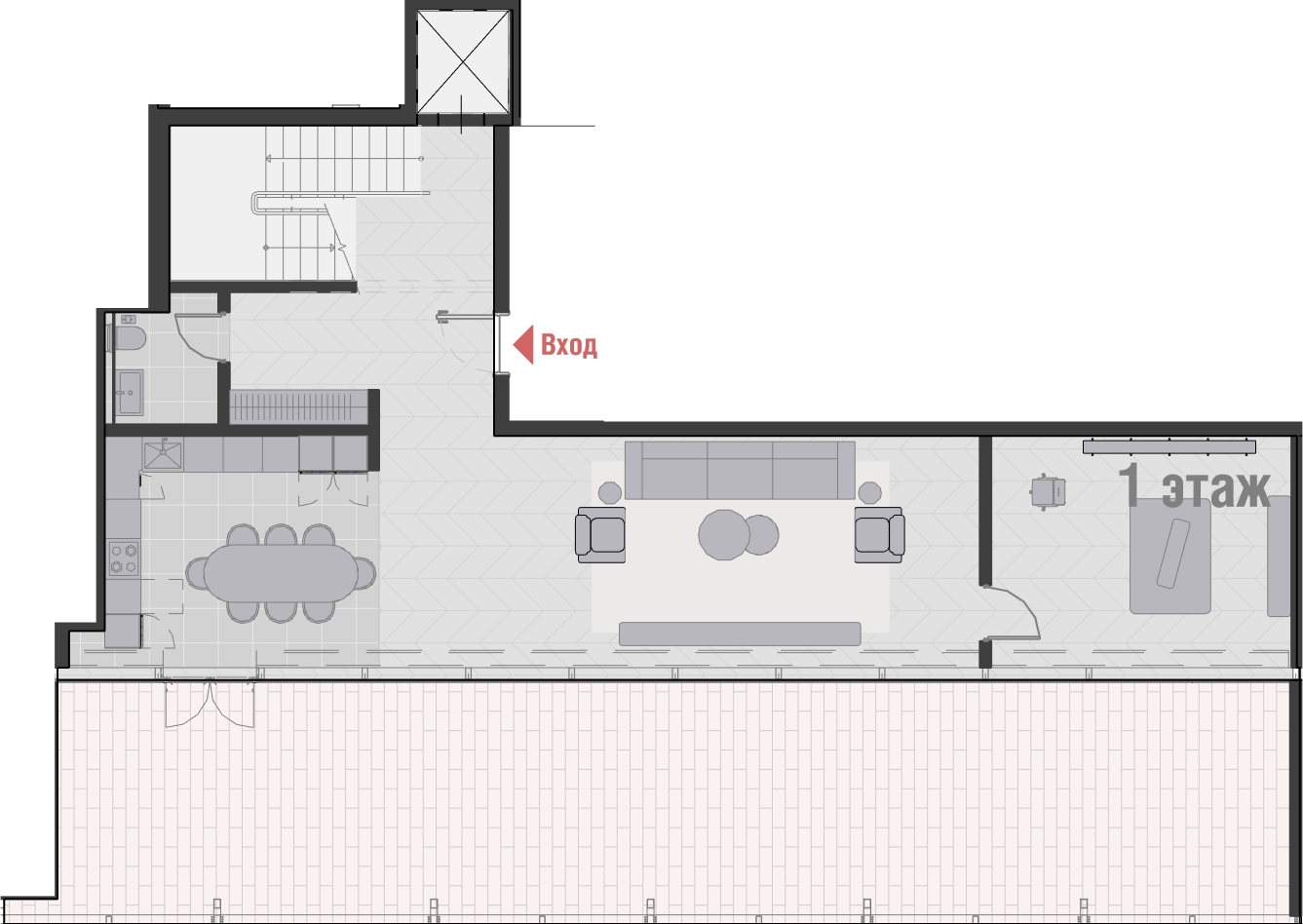 Планировка квартиры типа D1