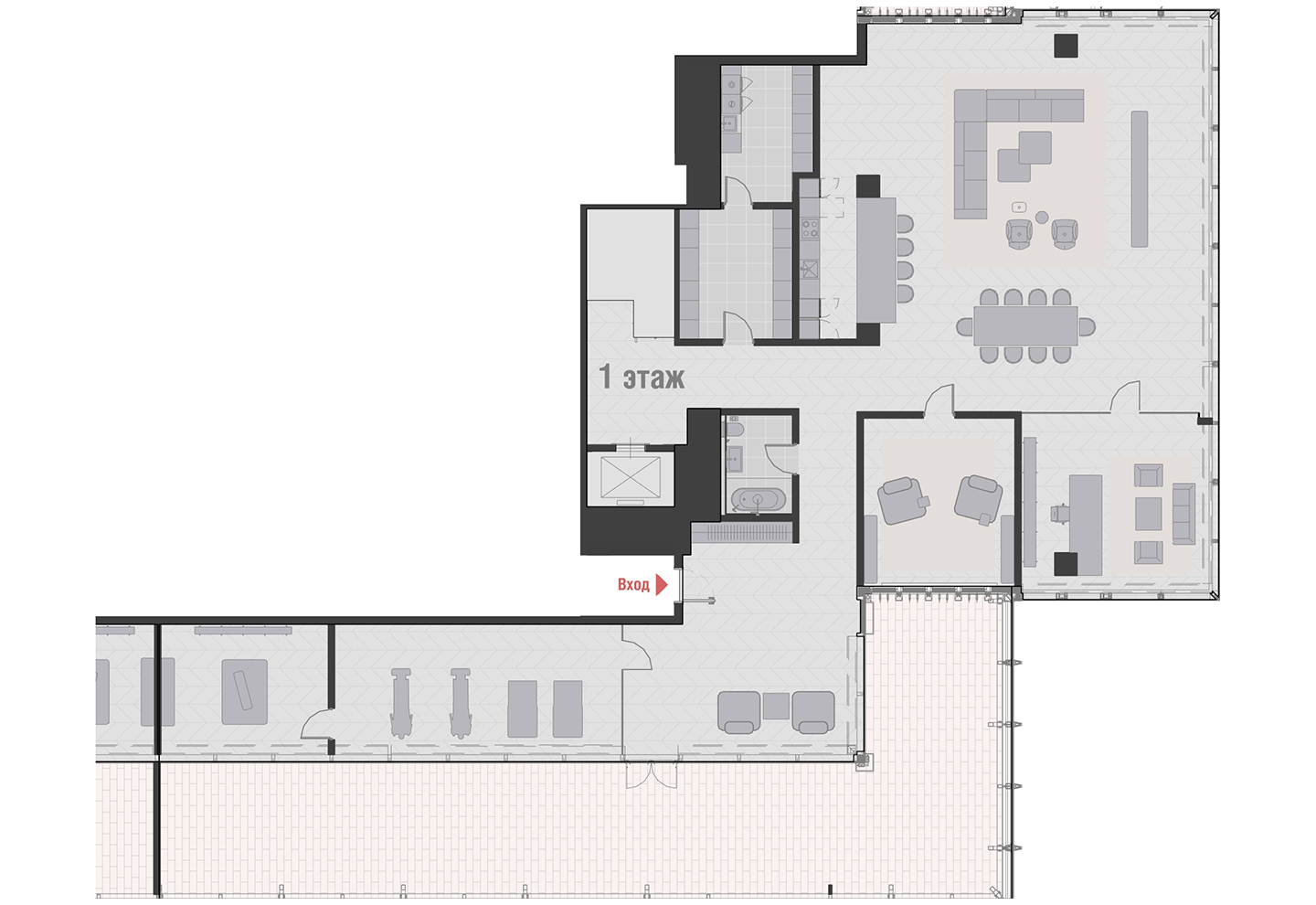 Планировка квартиры типа D1